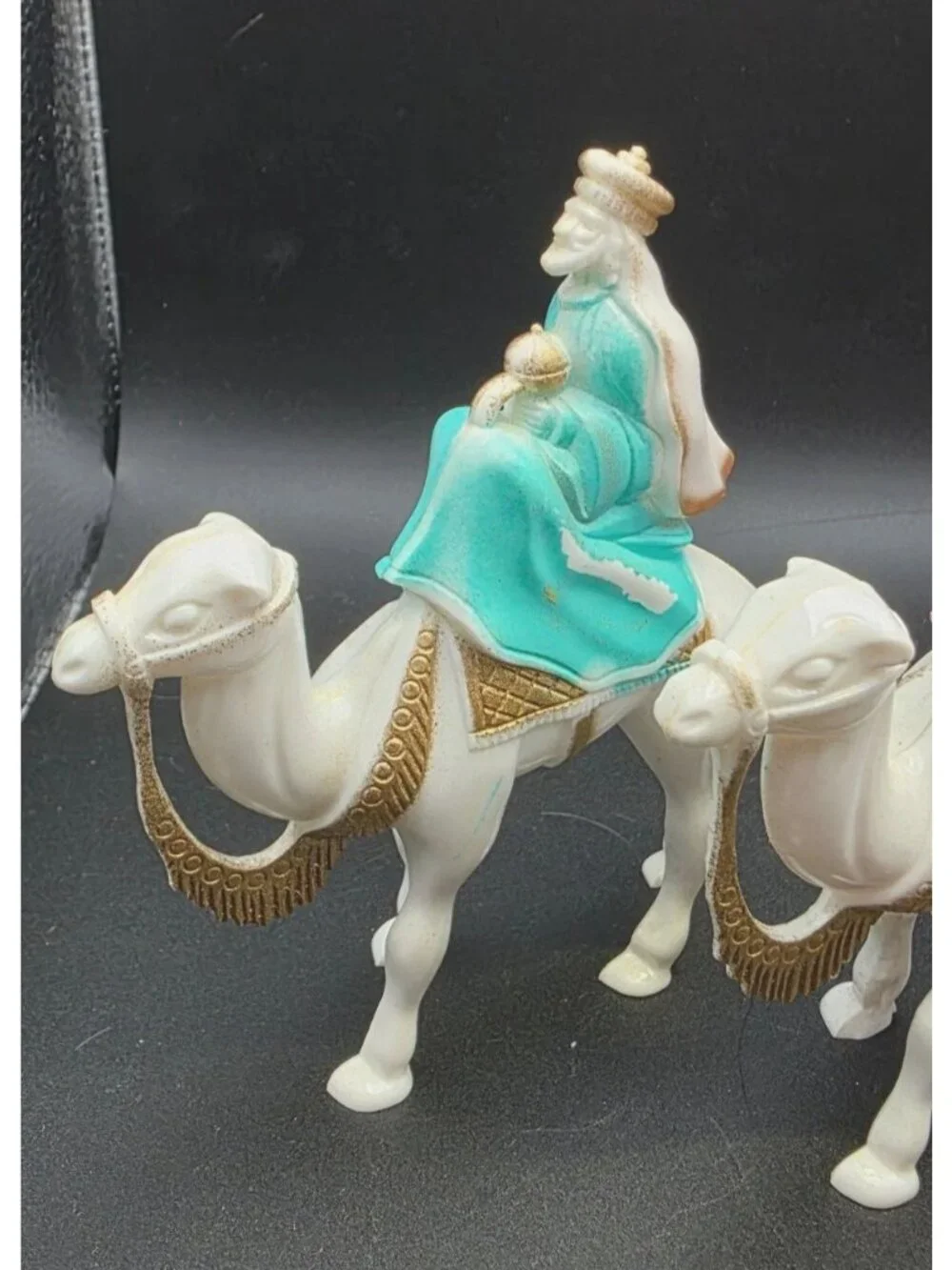Vintage MCM Bradford Plastic Three Wiseman Christmas Figurines